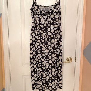 Petite Midi Daisy Print Sundress